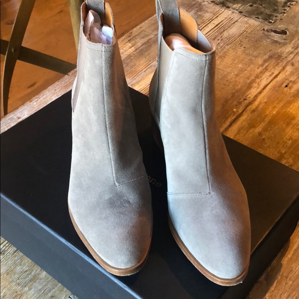 Rag&bone Chelsea Walker Boot Grey suede size 39/9 - Picture 2 of 15